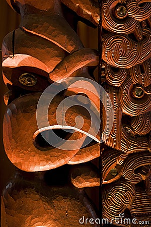 Maori carving