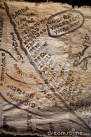 Map of Cliff of Bandiagara