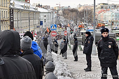 March in Moscow 02.02.2014 in support of political prisoners.