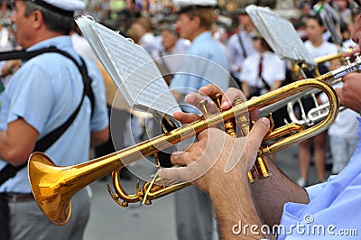 Marching band in Italy