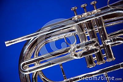 Marching French Horn Blue