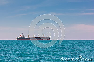 Marine cargo traveling in a sea