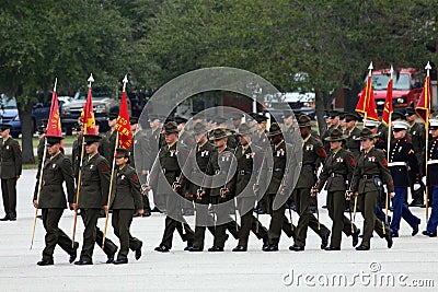 Marine Corps Drill Instructors at Graduation