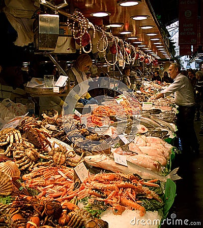 Market in Barcelona, Spain
