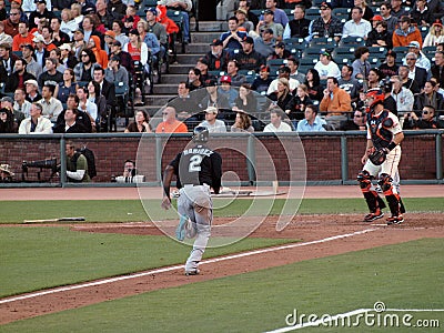 Marlins Hanley Ramirez runs towards homeplate