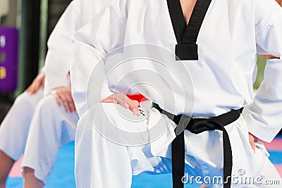 Martial Arts sport training in gym