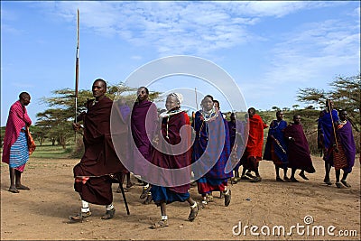 Masai dance.