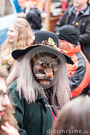 Masked Carnival Figure