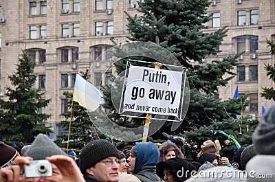 Mass protest in the Ukrainian capital