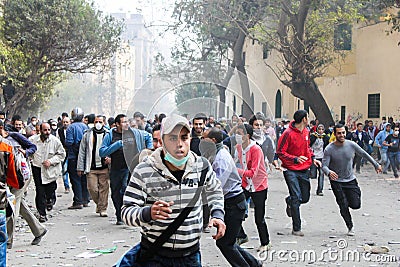 Massive revolution in Cairo, Egypt