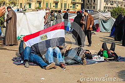 Massive revolution in Cairo, Egypt