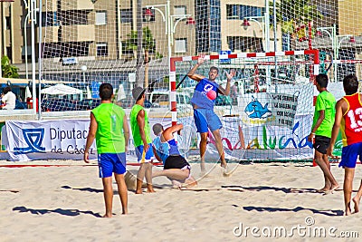 Match Of The 19th League Of Beach Handball, Cadiz Editorial