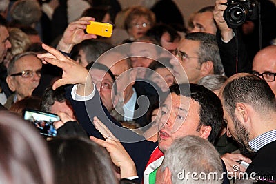 Matteo Renzi national premier last day as Florence