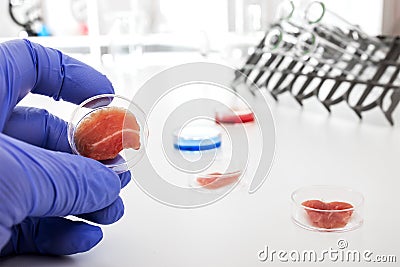 Meat cultured in laboratory