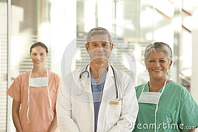 Medical doctor and staff