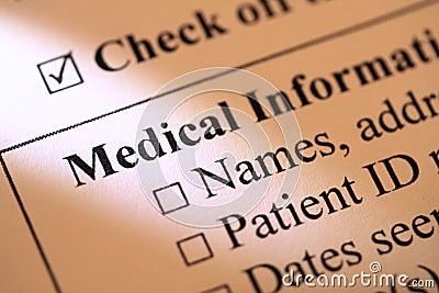 Medical information form