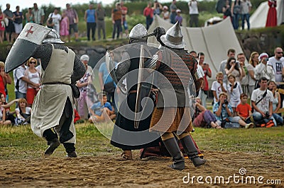 Medieval battle of the 13th century