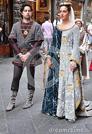 Medieval parade in Italy