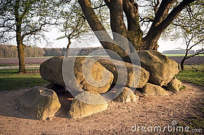 Megalithic tomb stone grave