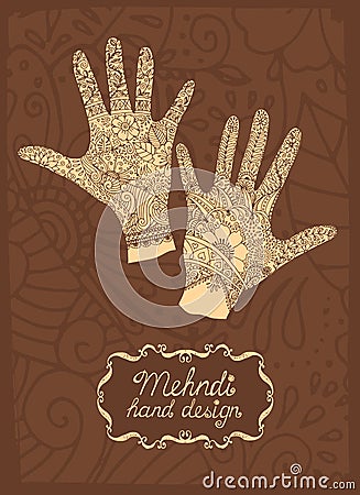 Mehndi Hand design