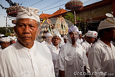 Melasti Ritual on Bali island