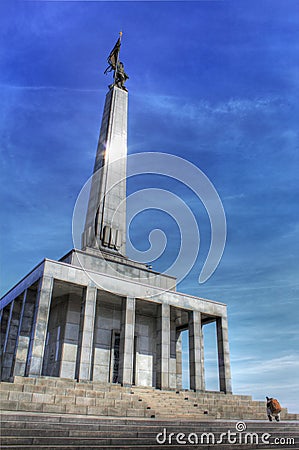 Memorial monument for fallen soldiers of world war