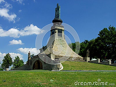 Memorial to fallen soldiers at the Battle of Austerlitz.