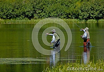 Men fishing