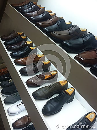 Mens shoe display