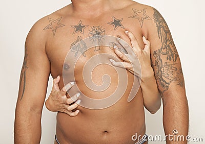 Men tattoos body