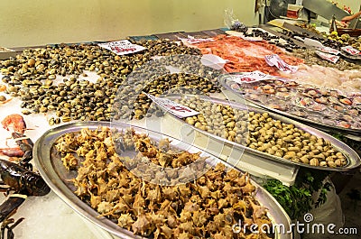 The Mercat de Sant Josep de la Boqueria in Barcelona.