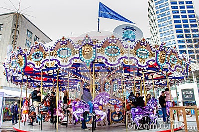 Merry-go-round in Seattle