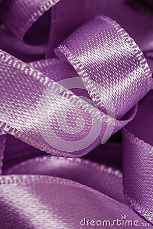 Messy Mess Purple Satin Ribbons