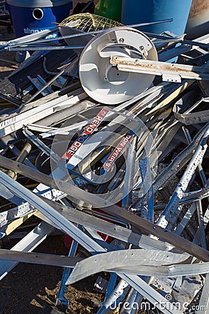 Metal recycling center in Nevada