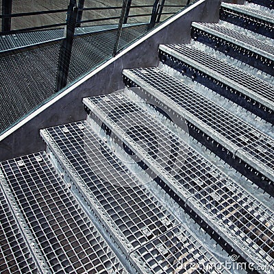 Metal stair detail