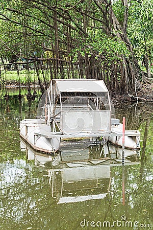 Metal water turbine or water mill