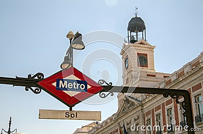 Metro in Madrid, Spain