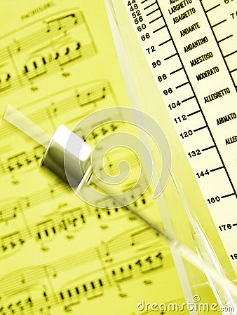 Metronome & music sheet