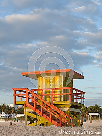 Miami Beach Florida, lifeguard house