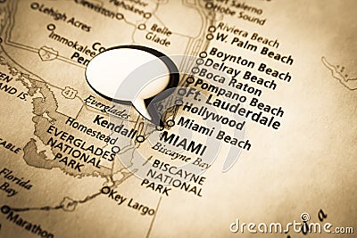 Miami, Florida map