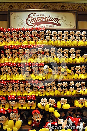 Mickey and Minnie Mouse Plush in Disney Store