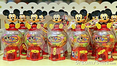 Mickey mouse candy jars