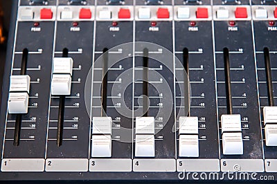 Microphone control panel