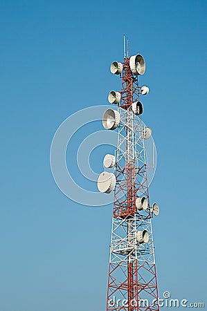 Microwave transmission tower 05