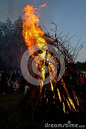 Midsummer bon fire