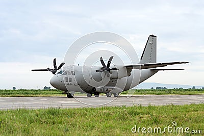 Military cargo plane