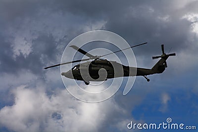 Military combat helicopter