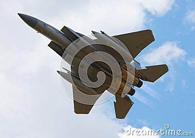Military F15 jet