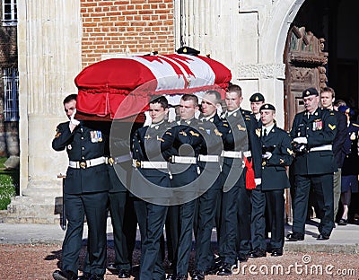 Military Funeral of a WW1 Canadian Soldier