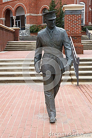 Military Man Statue at Clemson University SC